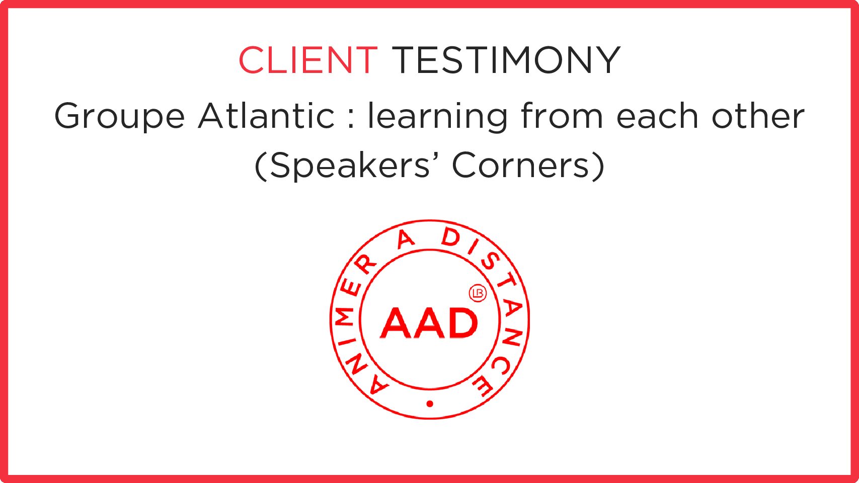 Atlantic Group: learning from each other