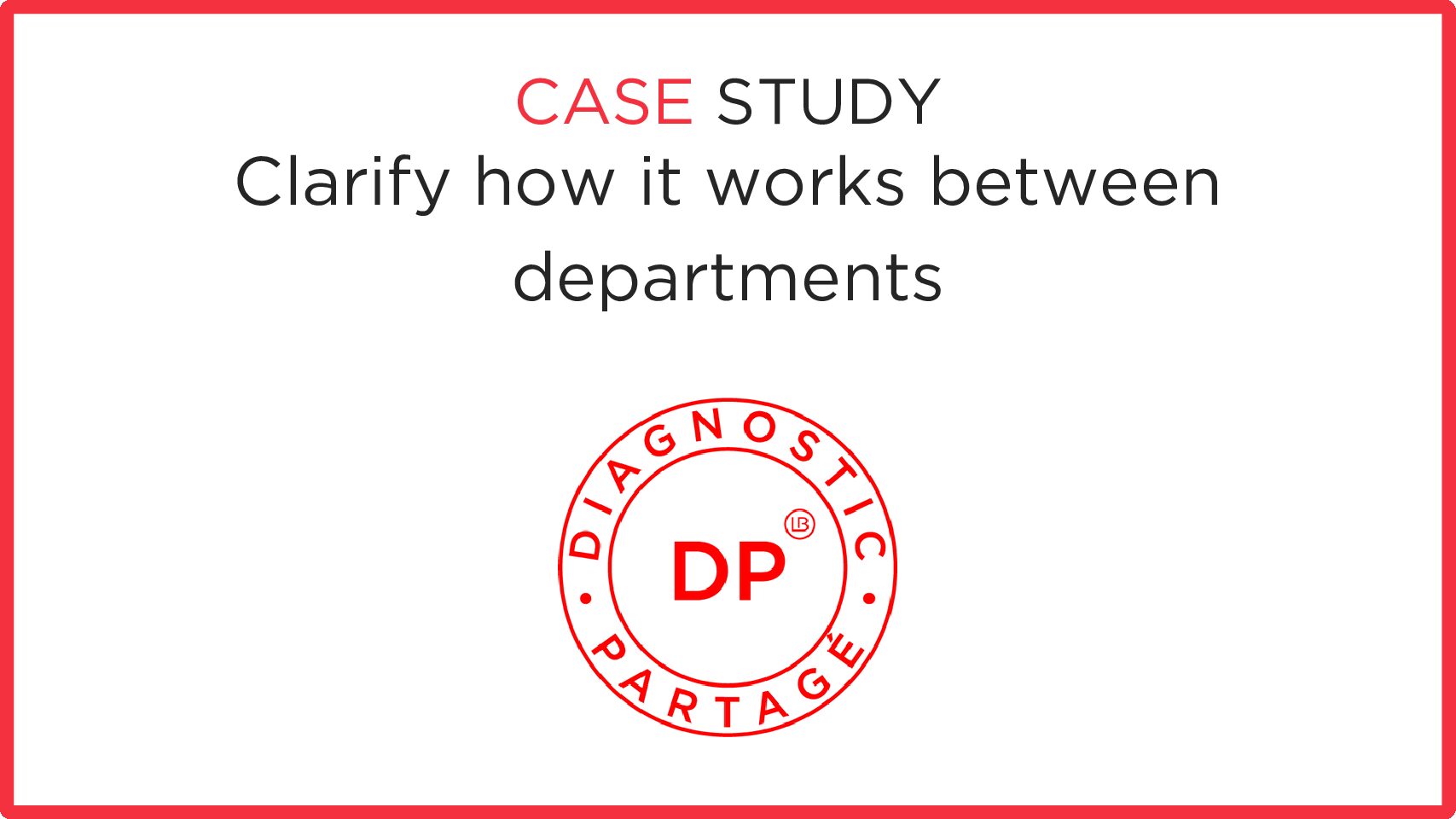 Clarify how it works between departments