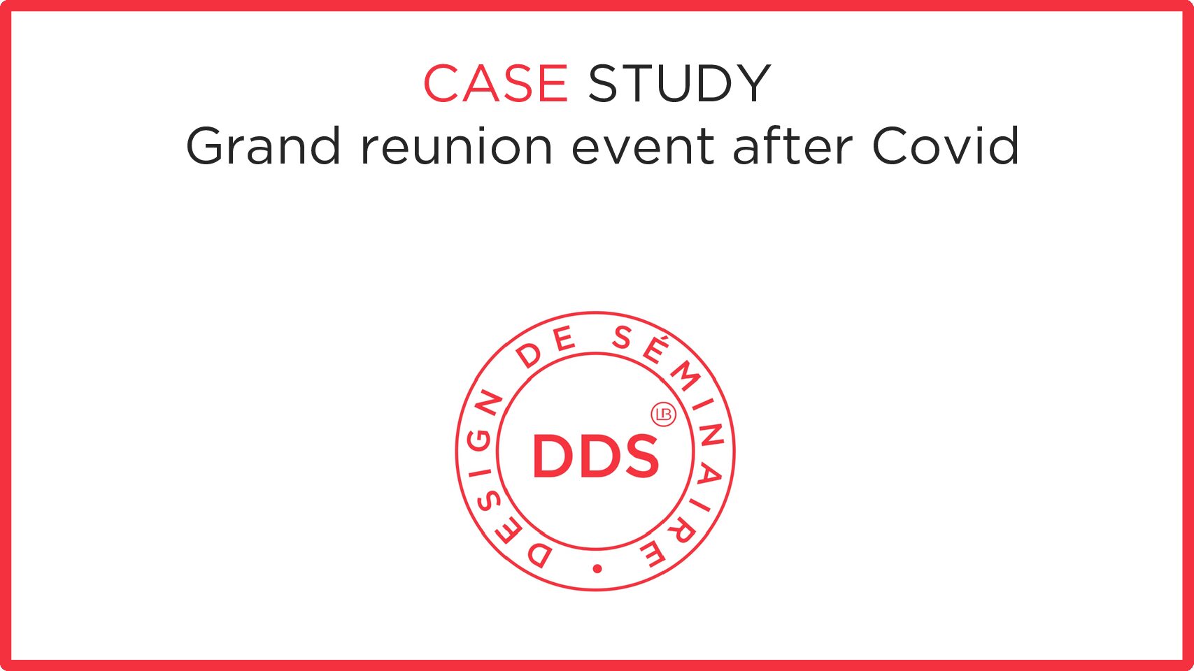 Grand reunion event after Covid