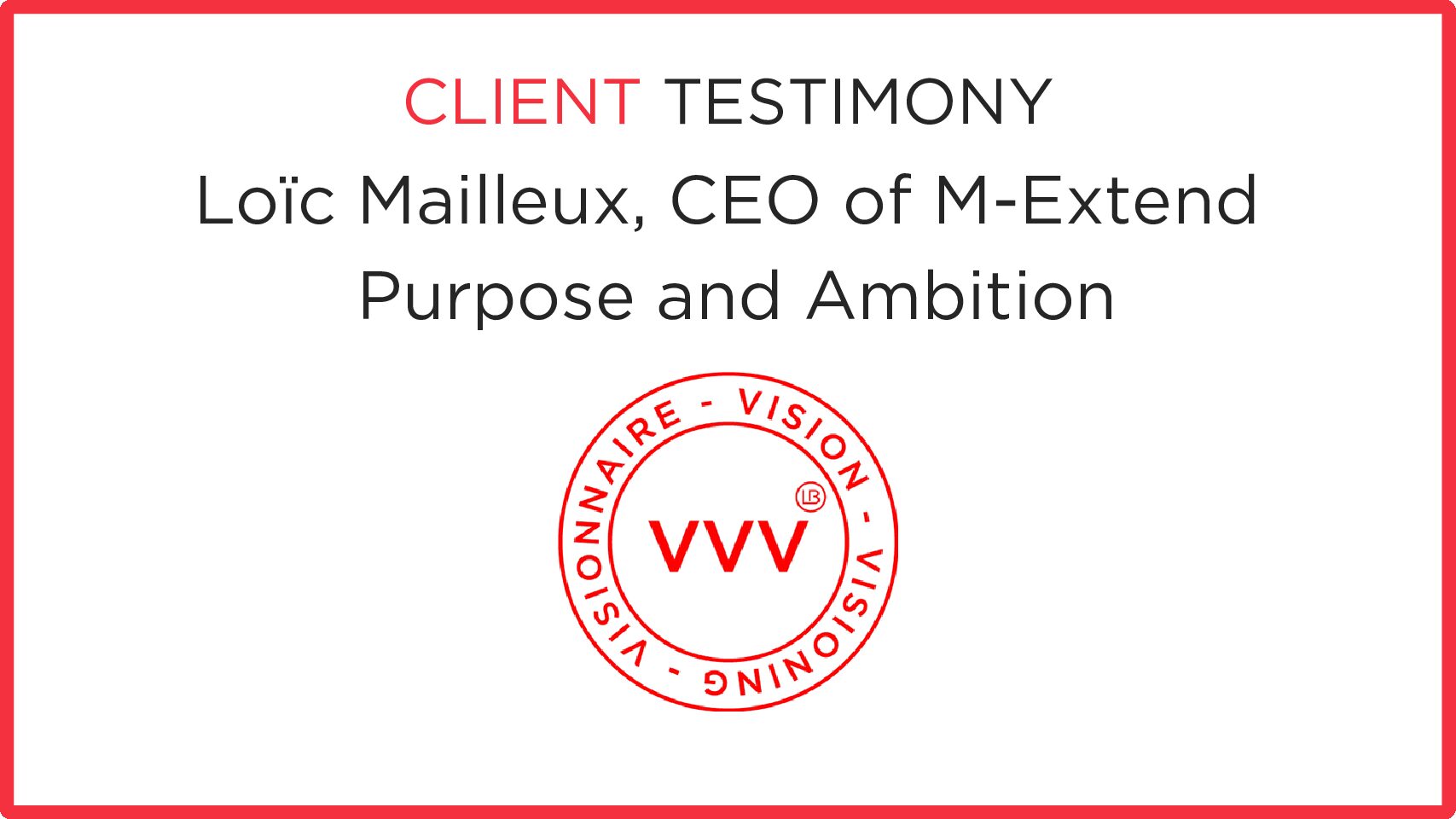 M-Extend: Purpose and Ambition