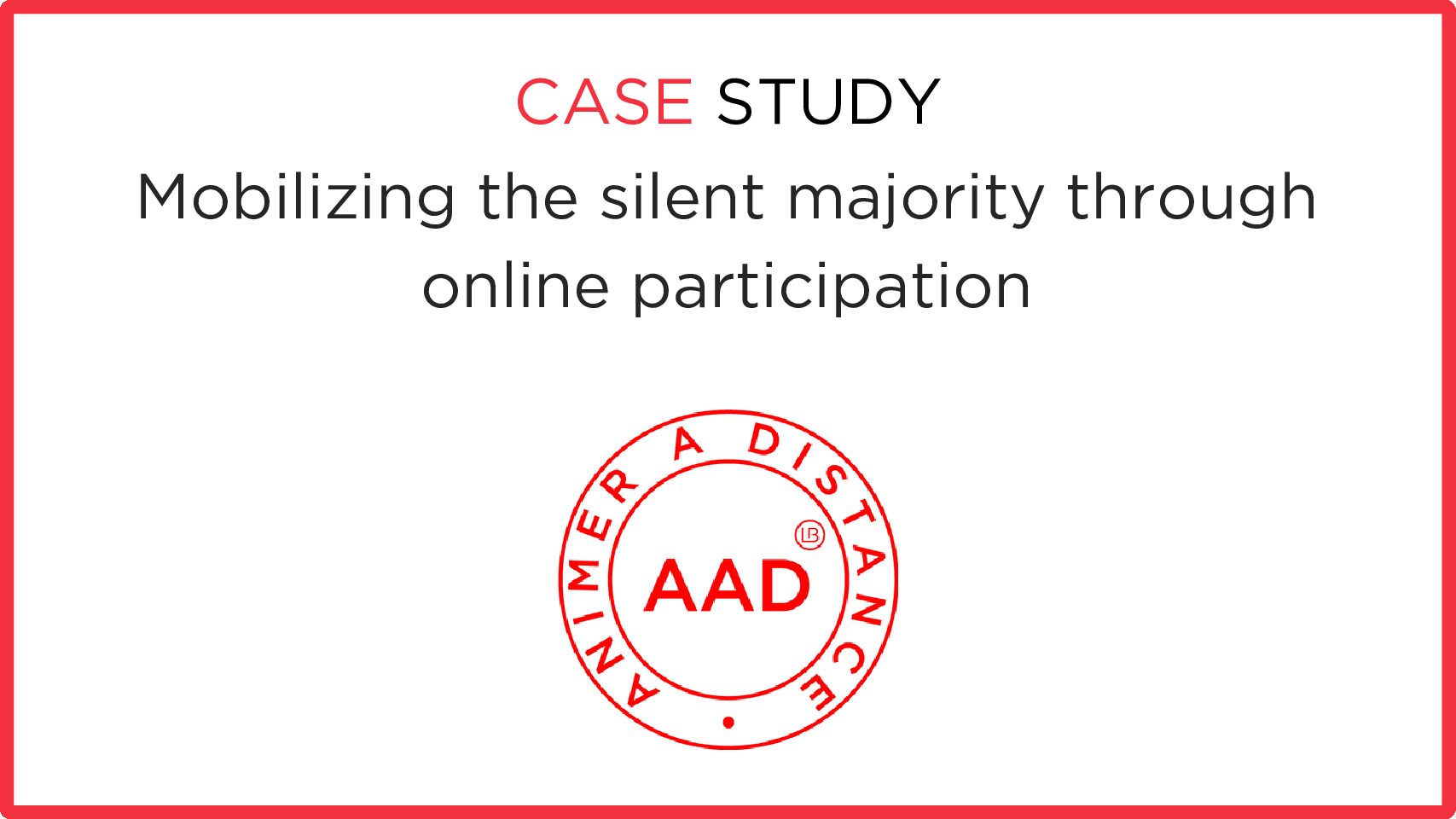 Mobilizing the silent majority through online participation