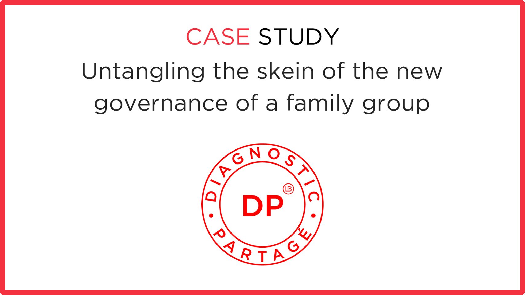 Untangling the skein of the new governance of a family group